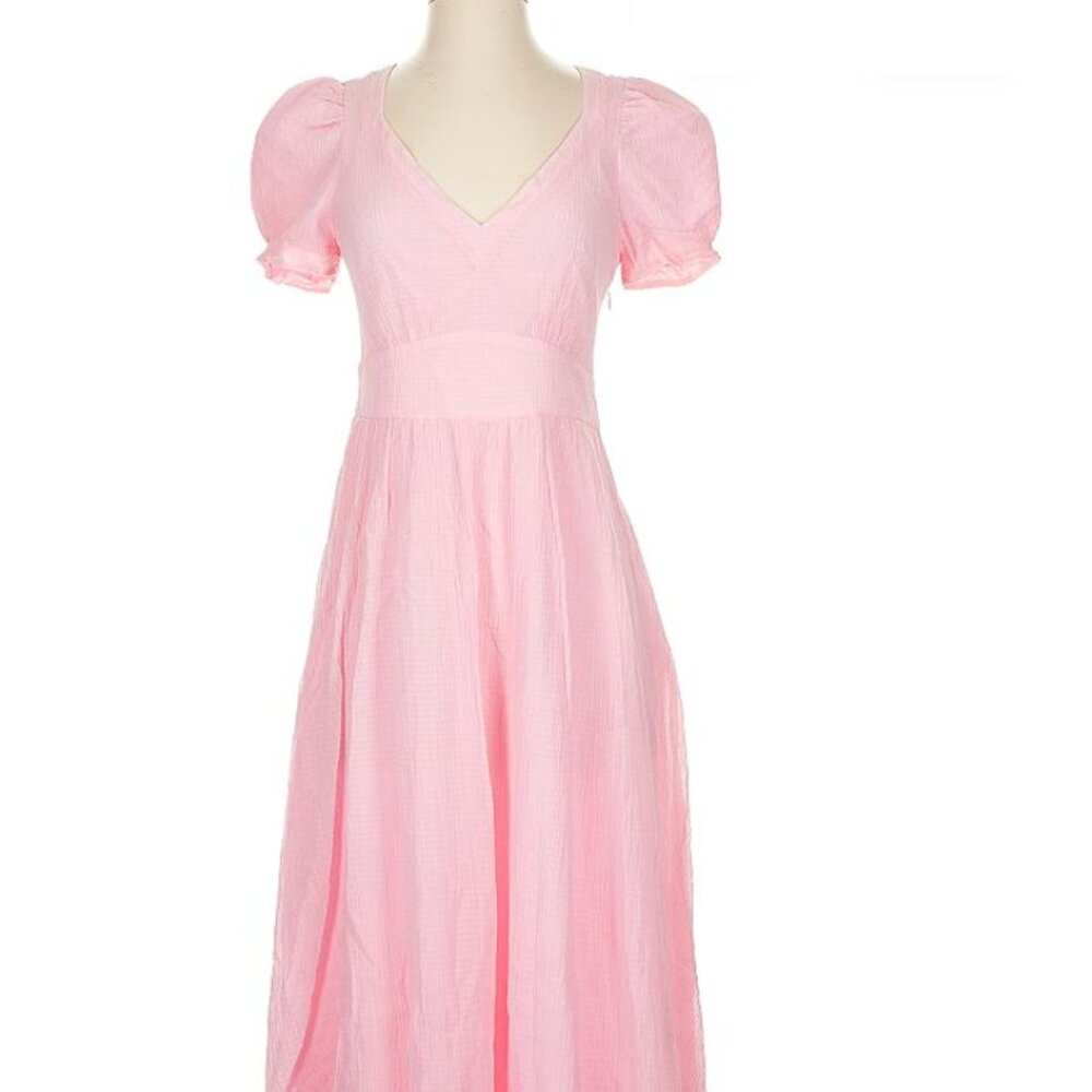 Floor Length Baby Pink Love Shack Fancy Dress